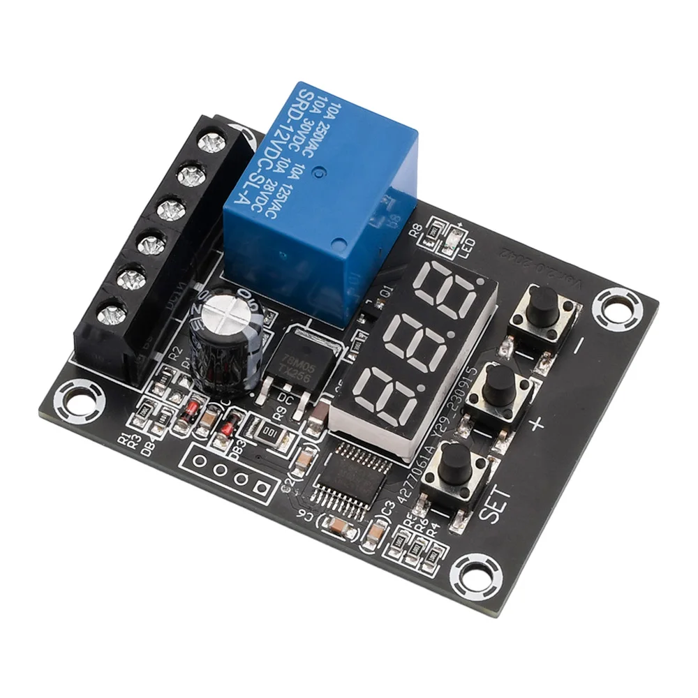 DC 7-9V 12V 24V Voltage Relay Module Upper Lower Limit Detection Control Switch Off ON Over Voltage Protection Volt Adjustable