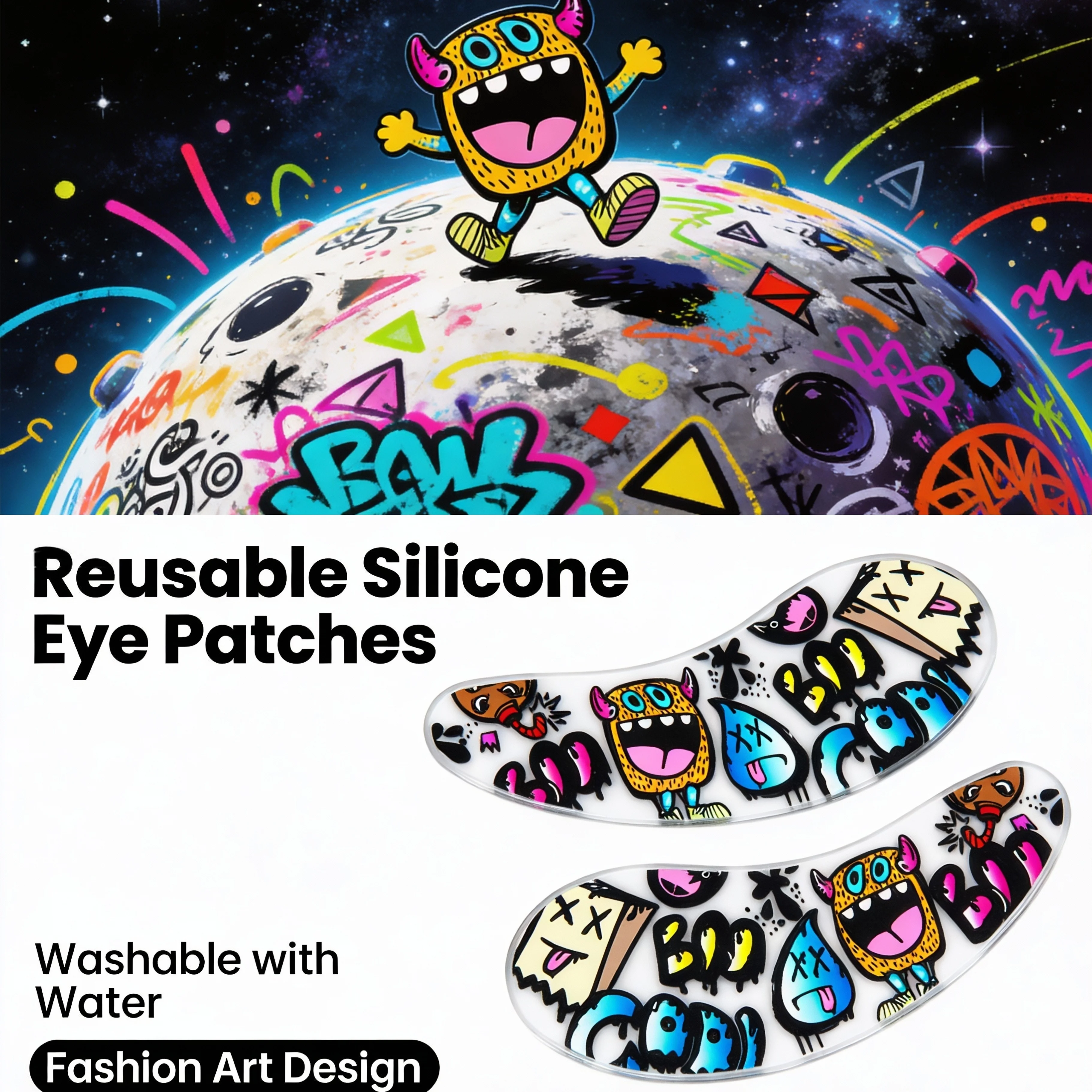 

Blackwing Design Eyelash Silicone Pads, Multi-Functional for Lash Lifting & Extension, Isolates Lower Lashes, Self-Adhesive & Re