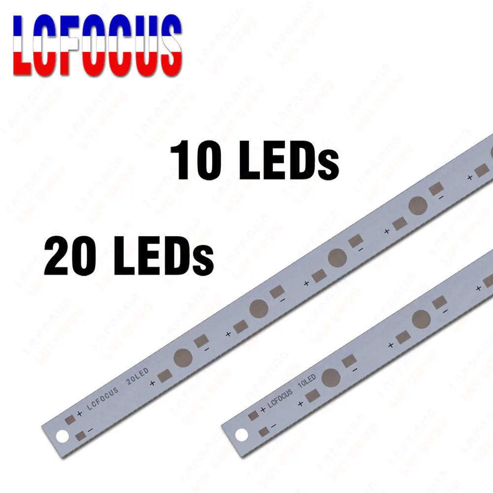 10 W 20 W 50 W 100 W LED Piastra di Base In Alluminio con fori Bordo del PWB per LED Supporto Della Lampada 1 W 3 W 5 W LED per Saldatura In Il