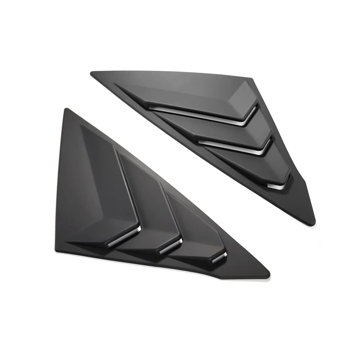 

Rear Side Window Louvers Triangular Window Glass Blinds for Honda Civic Sedan 11Th 2022 2023 - ABS Matt