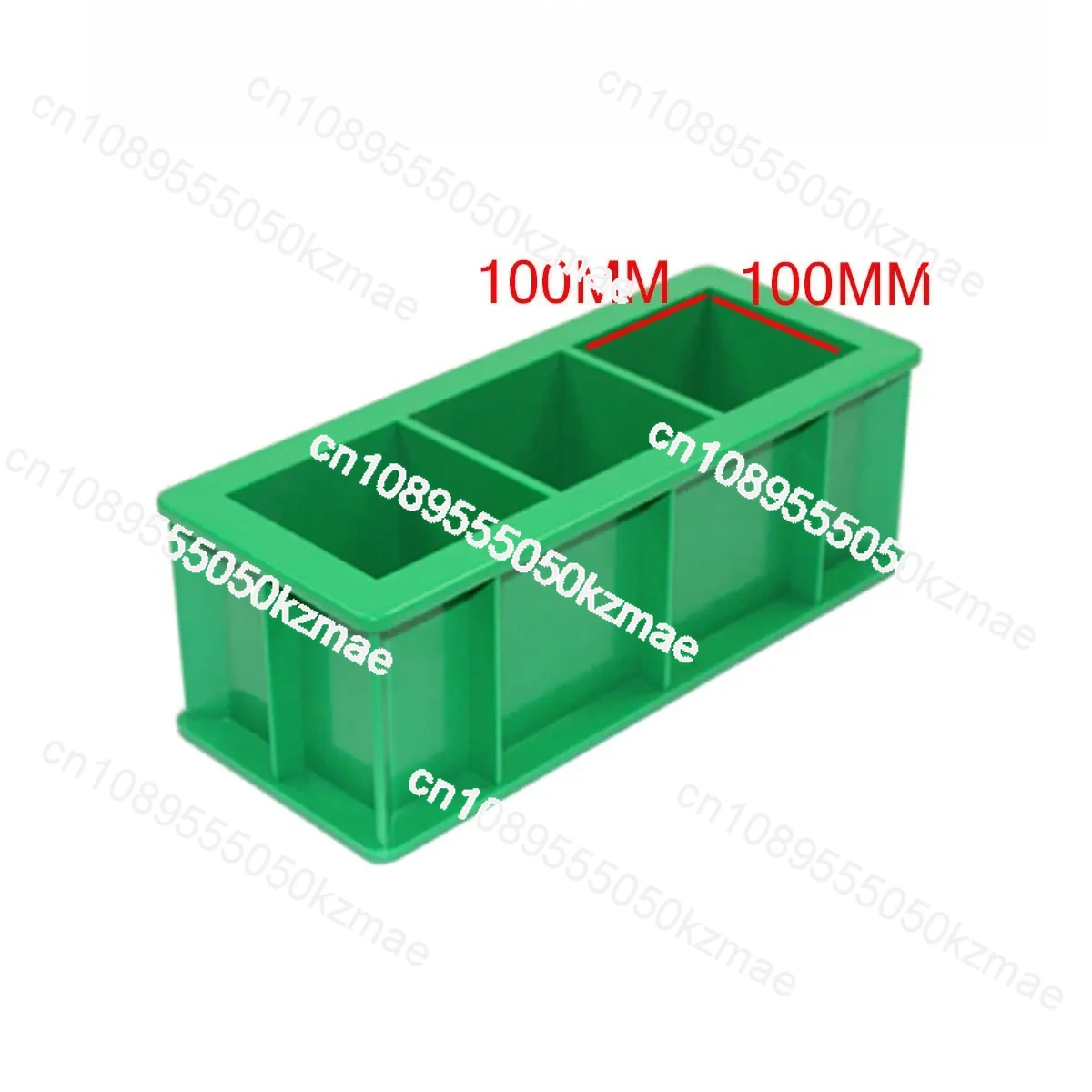 

Suitable for 5PCS high-quality concrete mold test 100mm cube three-slot ABS plastic thickened compression resistance