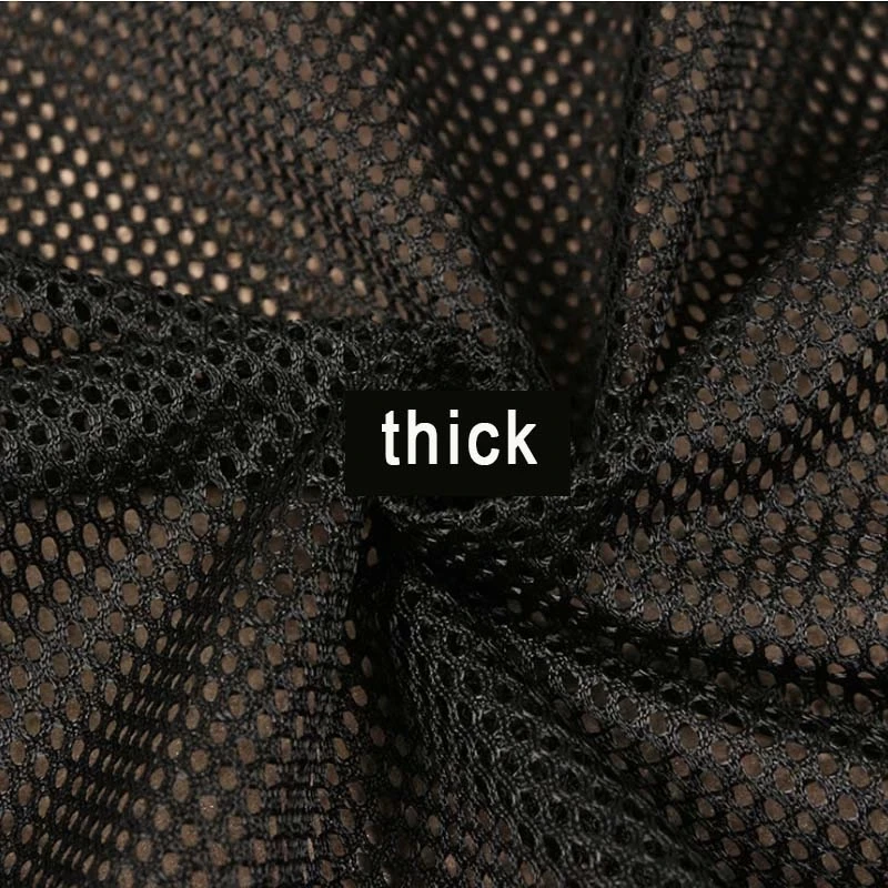 100x155cm Breathable Thick Net Fabric Classic Honeycomb Sandwich Mesh Fabric For Chair Seat Cushion Knit Apparel Bags Cloth