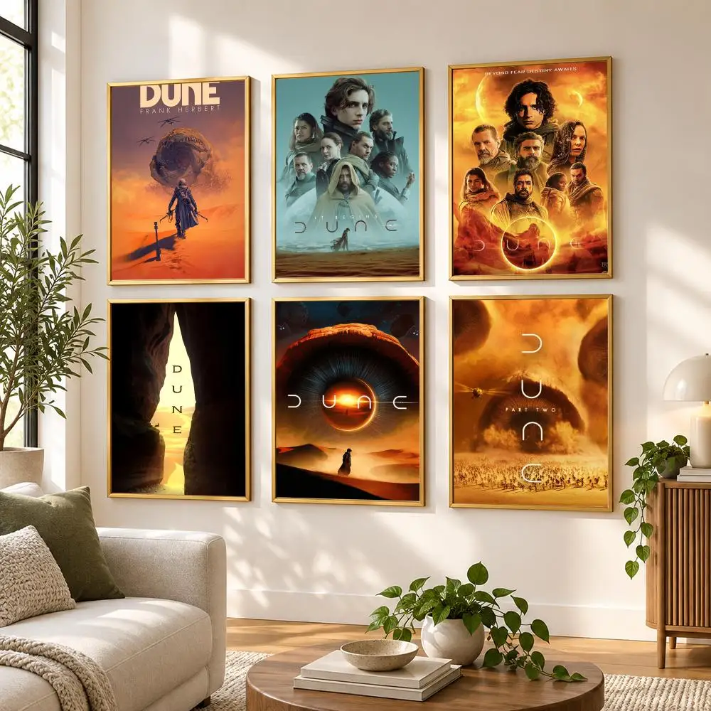 Dune Classic Movie Poster HD art sticky wall waterproof home living room bedroom bar aesthetic decoration