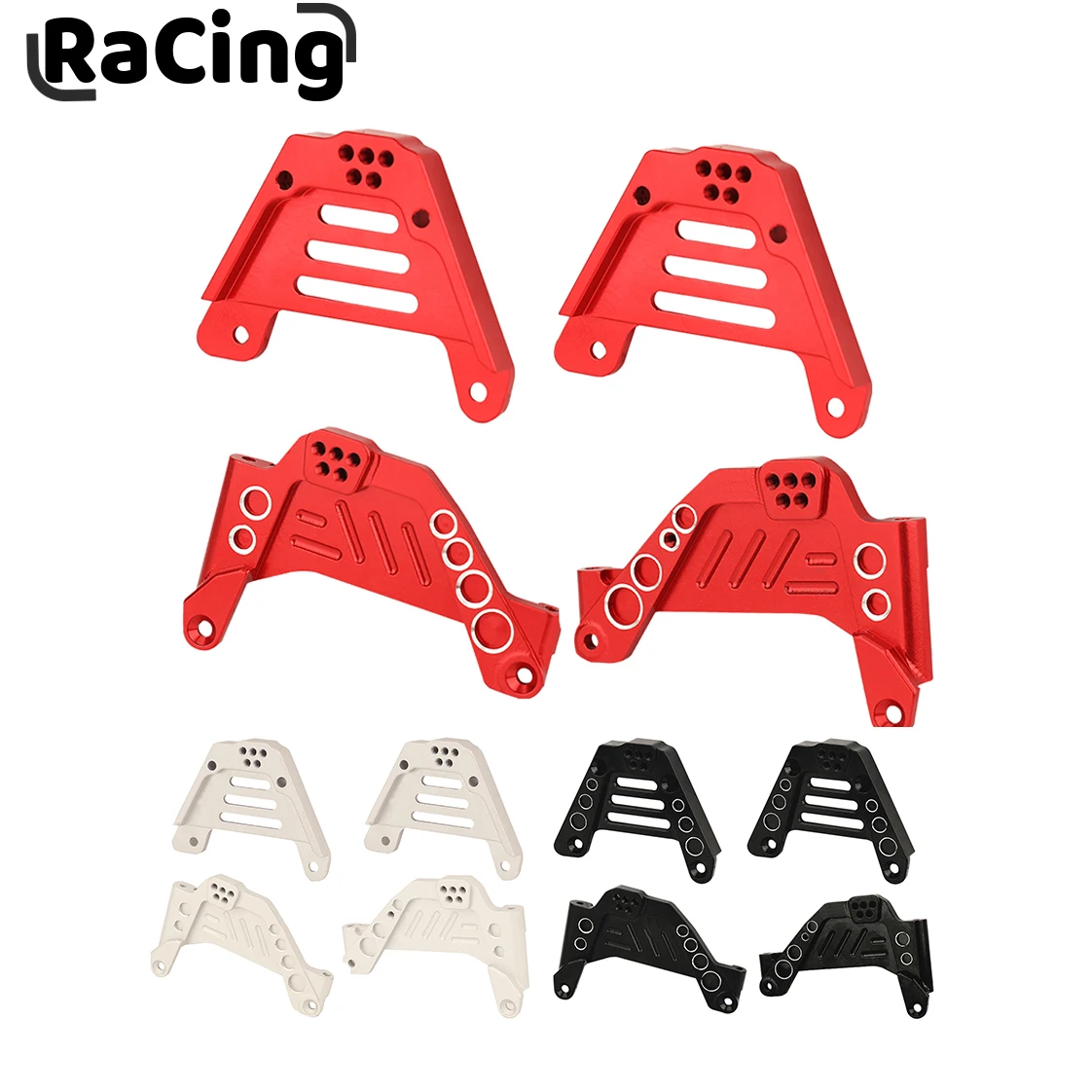 Metal Front Rear Suspension Bracket Shock Absorber Holder Damper Mounts For Axial SCX10 III AXI03007 1/10 RC Crawler Car Upgrade