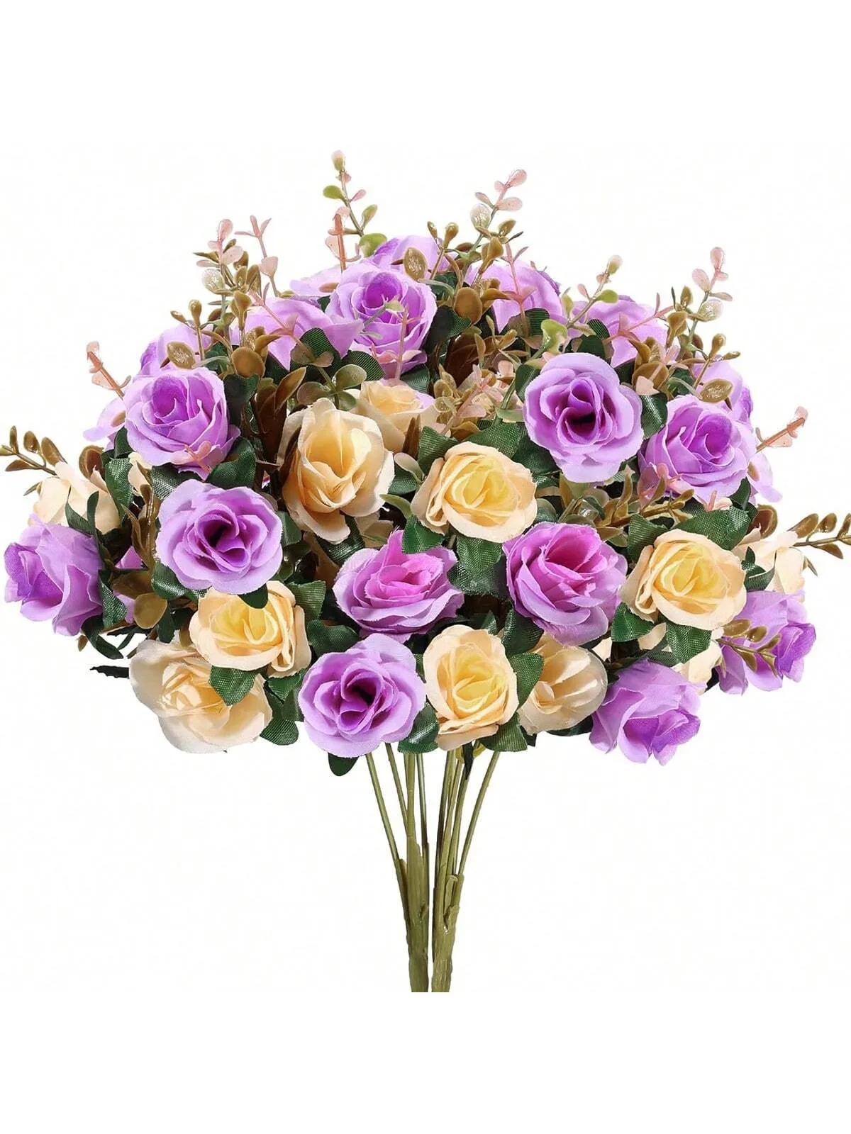 Seidenrosen Künstliche Blumen Hochzeit Heim Weihnachtsdekoration Brautstrauß DIY-Geschenk Scrapbooking Kränze Wanddekoration Fotografie-Requisite – Detail 7