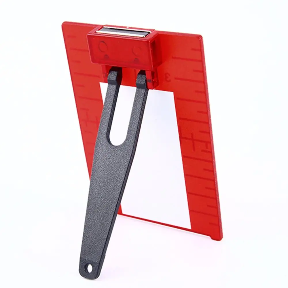 

2pcs Red/Green Laser Level Target Board Vertical/Horizontal Rotating Measurement Line Beam Distance Plate Double Scale