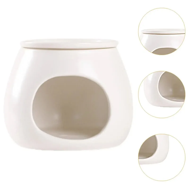 Keramische Etherische Olie Brander Smeltbrander Olie Warmer Theelicht Kaarshouder Aroma Brander Voor Thuis Kantoor Slaapkamer Decoratie