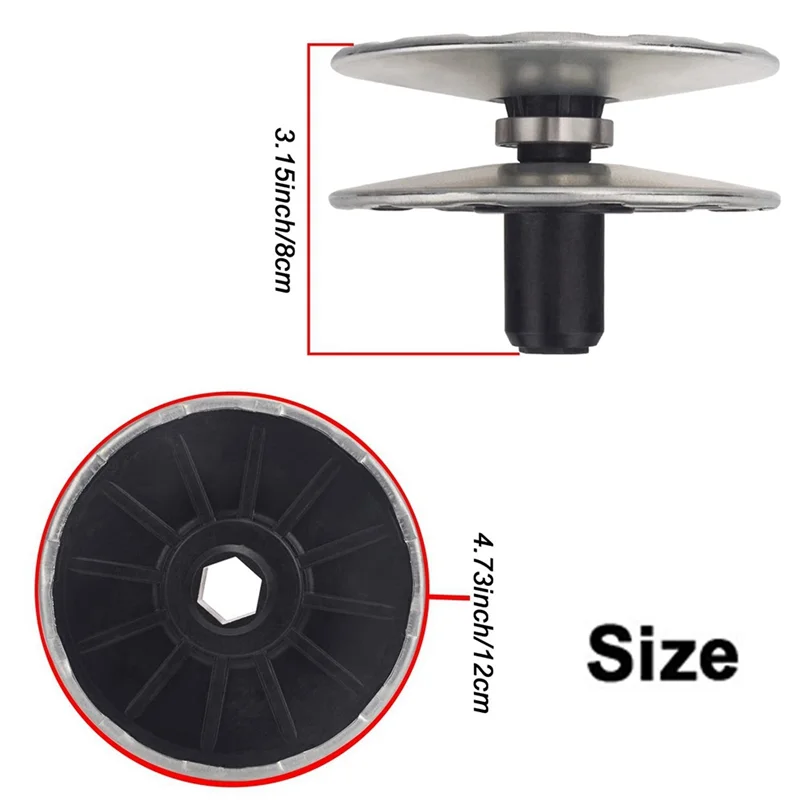 

N08R MIA12025 Secondary Variator Belt Pulley Kit GT79244 Compatible With For John Deere RT400, E100, X106, 100 & 105 Series GT79
