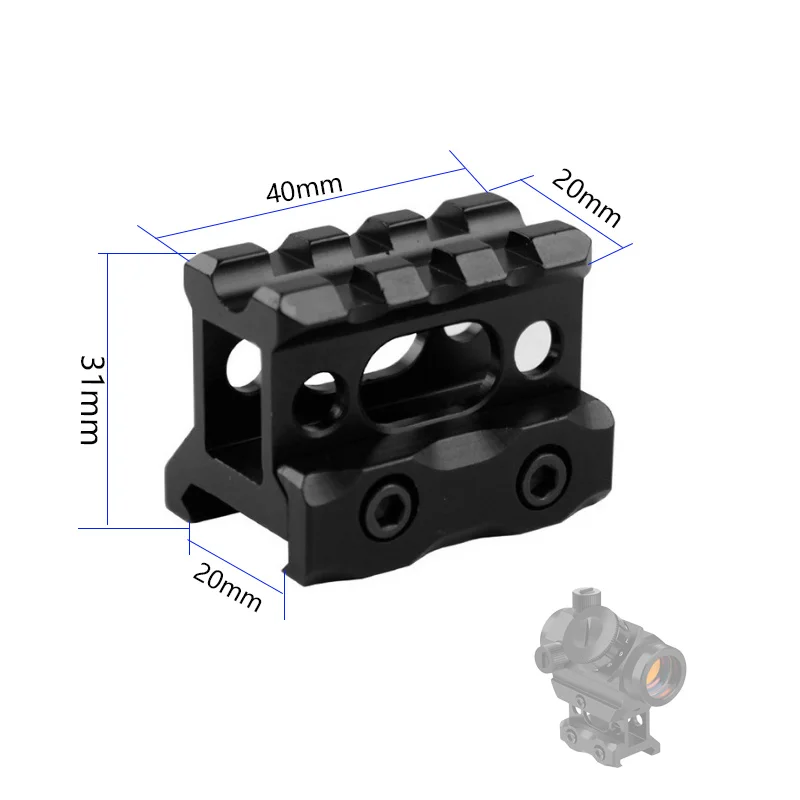 Red Dot Scope Riser Rail Mount, 1 