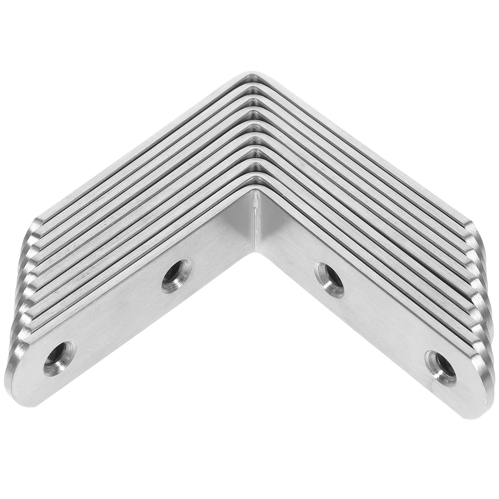 

10 шт. угловой кронштейн из нержавеющей стали, полка, деревянные металлические кронштейны для брекетов, угловые черные полки