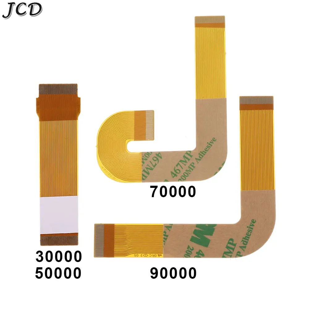 JCD 2PCS Flex Flexible Flat Ribbon Cable Laser Lens Connection For PS2 Slim Console SCPH 30000 50000 70000 90000 3W 5W 7W 9W