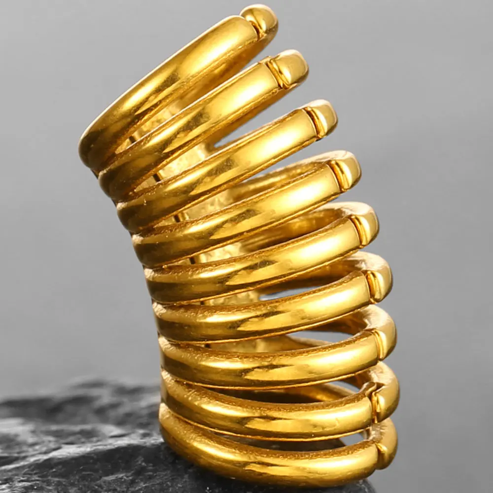 Giga 1/2 Stück 10mm 16mm Stapelringe Lobe Cuff Ohrdehner Plugs Tunnel Stretcher Ohrring Clip-on Knorpelpiercing Körperschmuck