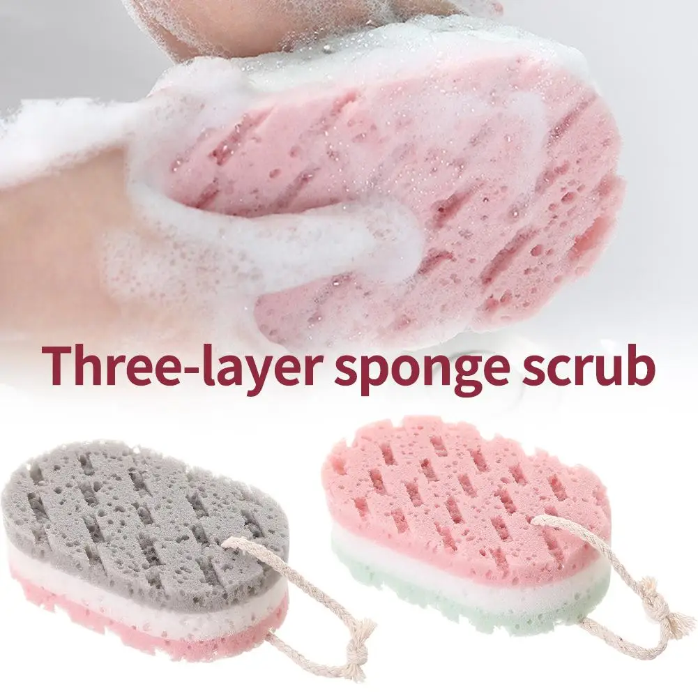 1/3 stücke Schwamm Bad Ball Dusche Reiben Ganzen Körper Peeling Massage Pinsel Wäscher Körper Pinsel Schwamm Pinsel Bad Zubehör