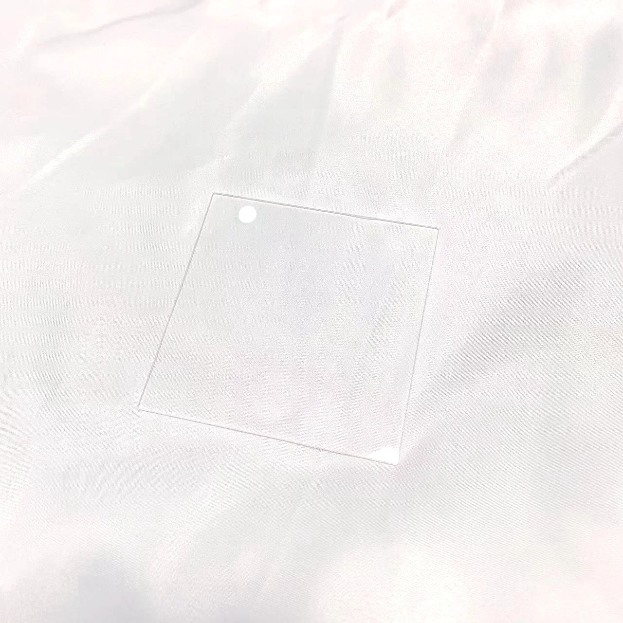 Placa de vidrio para ventana óptica, UV e IR BK7 K9 cristal transparente, con forma cuadrada o rectangular de 100x100x1mm, varios tamaños