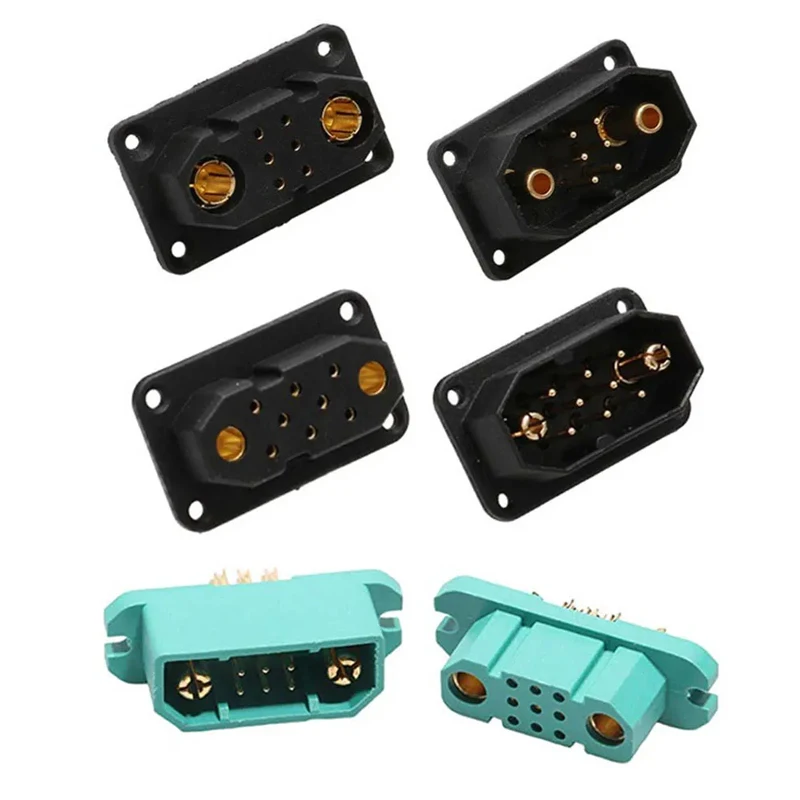 2Pairs VTOL Drone Servo Plug JX4 JX6 JX8 JX9 Quick Release Male Female Connector UAV Spare Parts for Turbojet RC Model Airplane