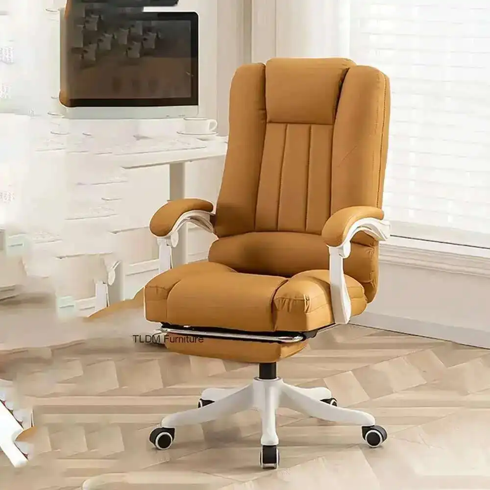 

Trendy Ergonomic Office Chair Beauty Mobile Nordic Design Gaming Chair Comfortable Swivel Chaise De Bureaux Office Furniture
