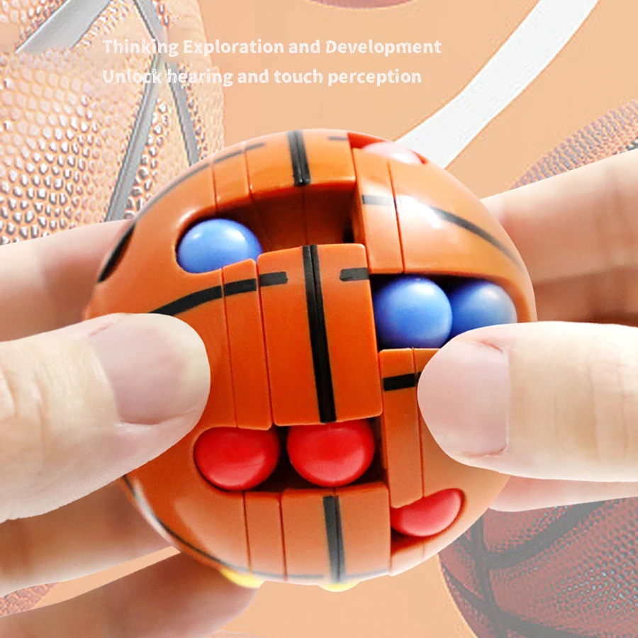 Fingertip gyro cube magic bean multi-headfinger gyro rotationanti-pressure relief toys for adultchildrenstress relief education