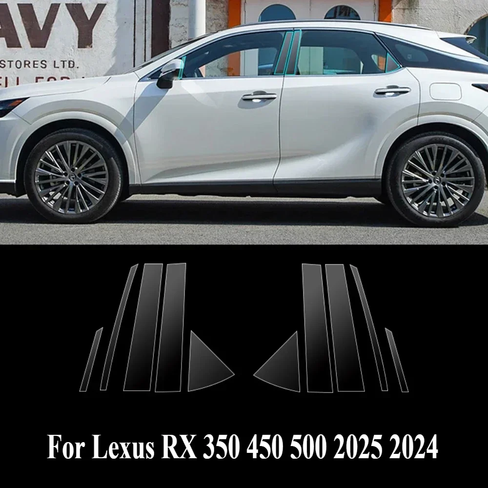 Protective Film For Lexus RX 350 450 500 2025 2024 PPF Interior Accessories Transparent TPU Navigation Gear Panel Center Console 3