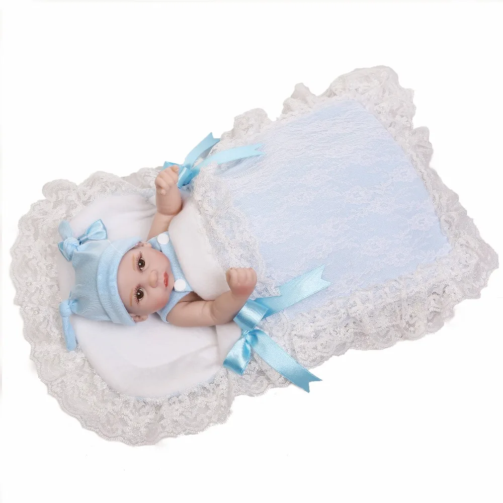 SANDIE COLLECTION 2017 new lovely mini twin reborn baby soft real gentle touch baby dolls for Children's Day gift