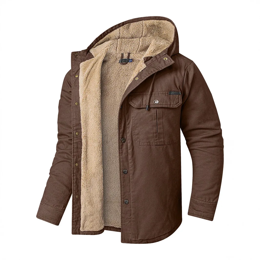 Chaqueta Invierno Vintage Hombre Felpa - usage example