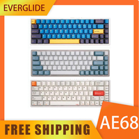 Everglide Ae68 Magnetic Switch Keyboard 8k RT Wired ABS Fearless Contract Valorant Mechanical Gaming Keyboard