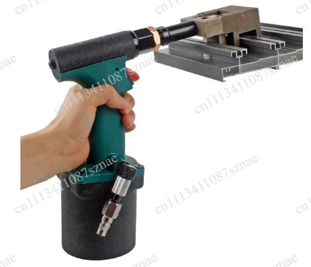 Pneumatic Drain Hole Puncher for Window and Door Tracks, Aluminum Profile Eyelet Punching Machine for Drainage