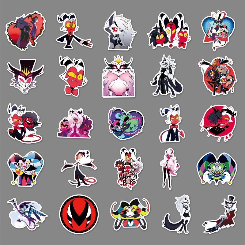 50/30/10PCS Stolas Bilitzo Loonie Cartoon Anime Suitcase Sticker Personality Trend Graffiti Laptop Car Appearance Decoration