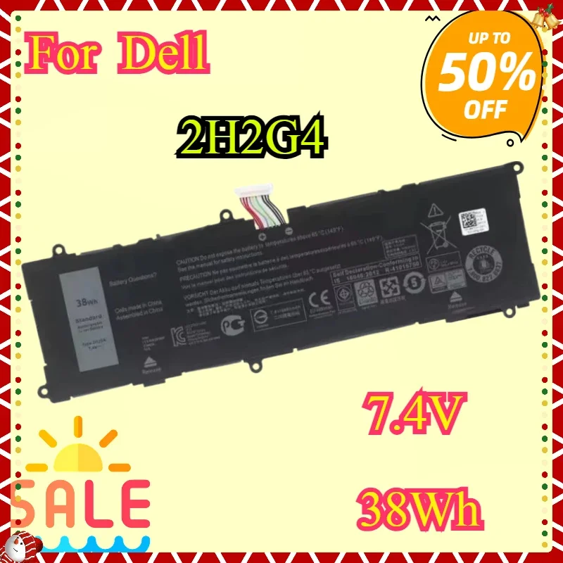 

New 2H2G4 HFRC3 4980Mah Laptop Battery For Dell Venue 11 Pro 7140 Series Notebook T07G002 TXJ69 451-BBKH 21CP5/63/105 2217-2548