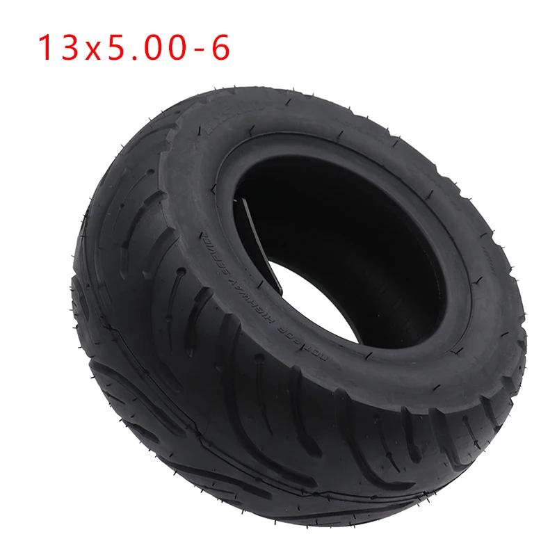 Tyre 13x5.00-6 Inch Vacuum Tubeless Rubber Tread Tire For Folding Bike Scooters Quad Dirt  13*5.00-6  Parts