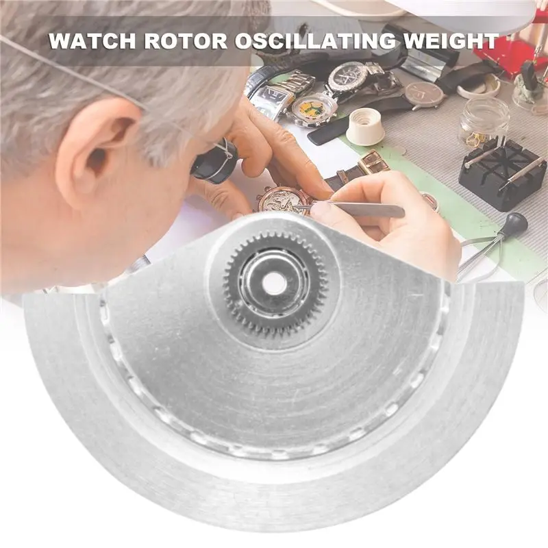 A23Q-Automatic Mechanical Movement Watch Accessories Replacement Rotor Oscillating Weight For 7750 7751 7753 Watchmaker Tools view 3