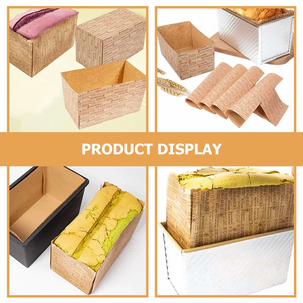 

Toast Papers High Temperature Non stick Baking Liners for Bread Cakes Large Capacity Mold Release Border Kitchen Bar Tools