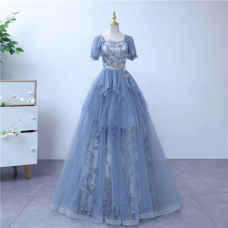 Neue Mode Ballkleid Frauen Quince anera Kleider Tüll Pailletten Abschluss ball Geburtstags feier Kleider formelle Vestido de Noche Roben de Soirée