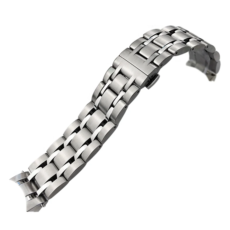 316L Stainless Steel Watchband for T035 Tissot T035.627 T035.617 22mm 23mm 24mm High Quality Solid Curved End Watch Strap Tools