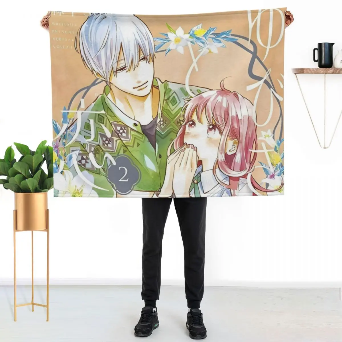

A Sign of Affection Yubisaki to Renren - Nagi Itsuomi Itose Yuki Throw Blanket Warm Plush Fuzzy Blanket for Living Room