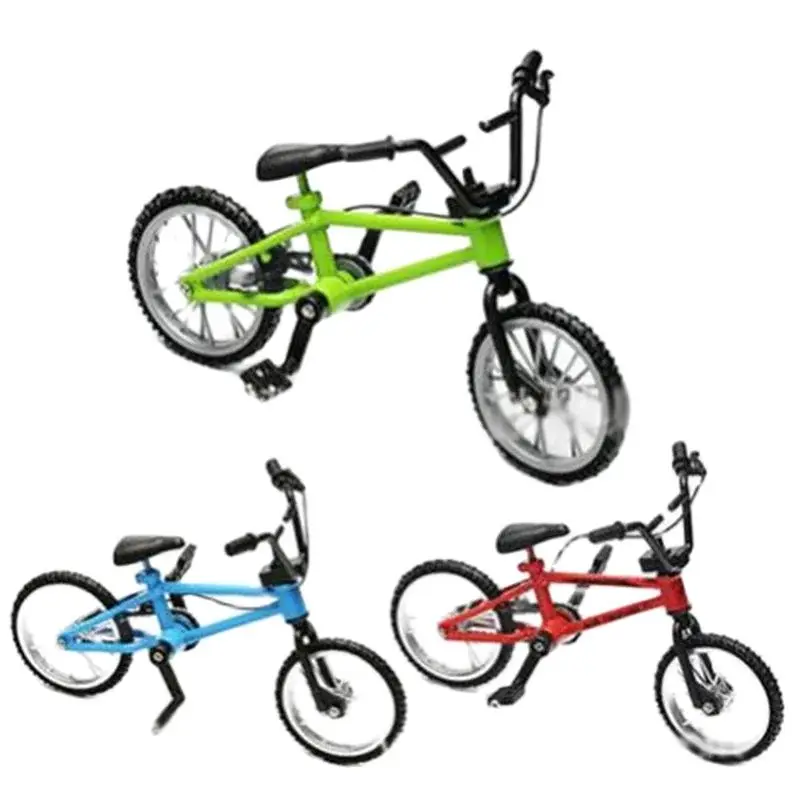 Finger Bmx Bike Toys For Boys Mini Bike With Brake Rope Alloy Bmx Functional Mountain Bicycle Model Toys For Children