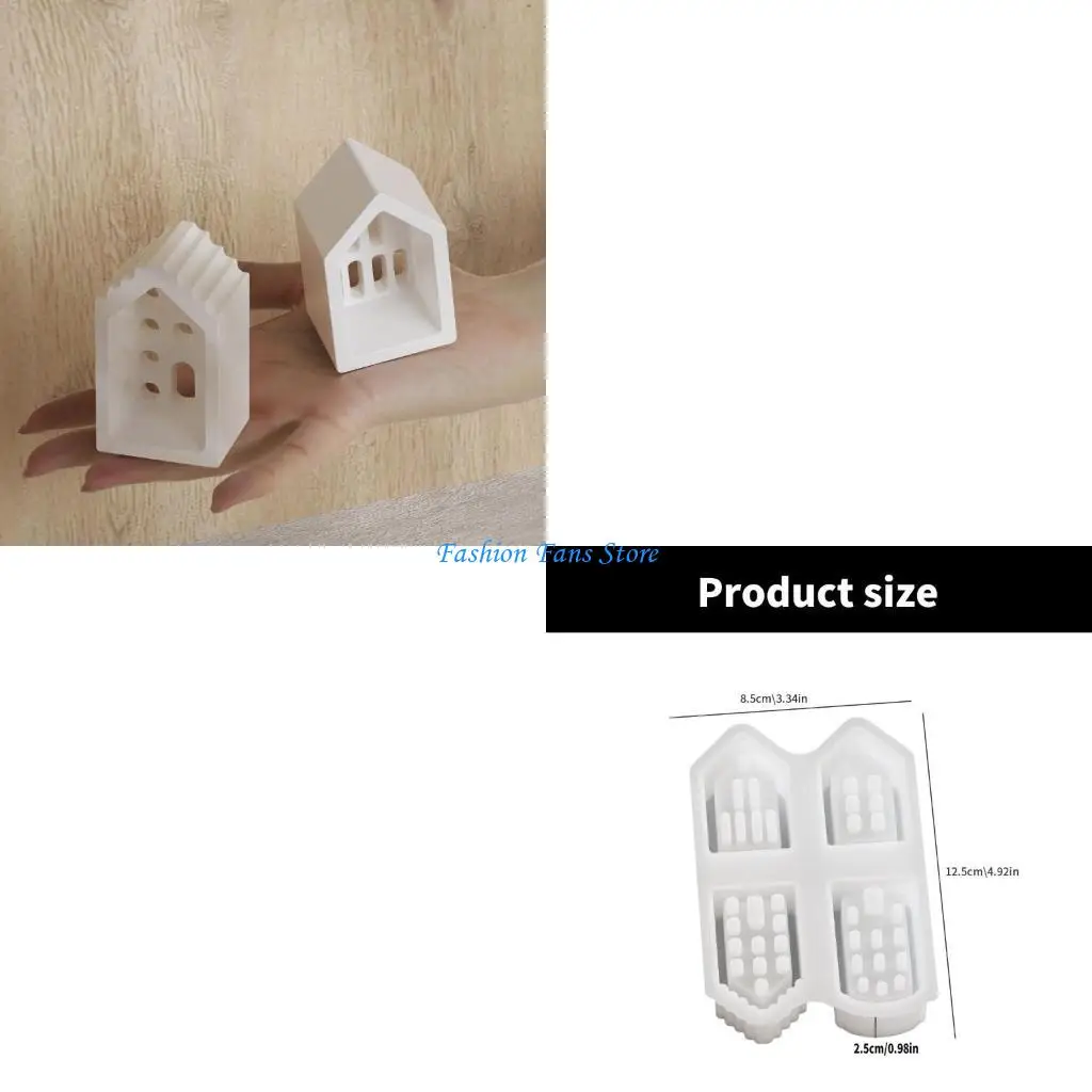 

Easy to Use Silicone Mould for Crafting Plaster Houses Great for Enthusiasts