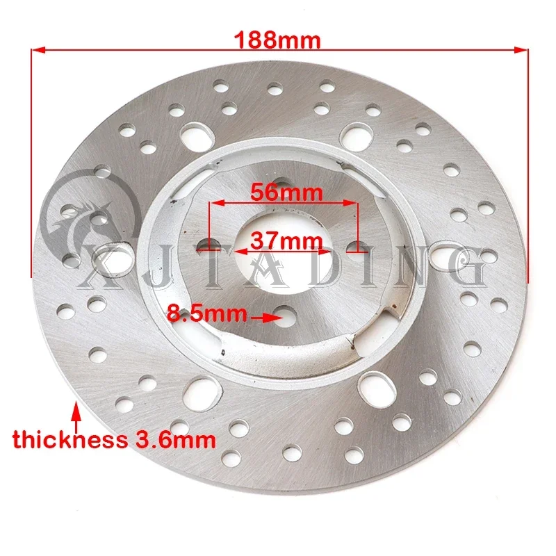 Rear Hydraulic Disc Brake Caliper Master Cylinder Pump Kit For 150cc 200cc 250cc 300cc ATV UTV Buggy Quad Dirt Bike Accessories