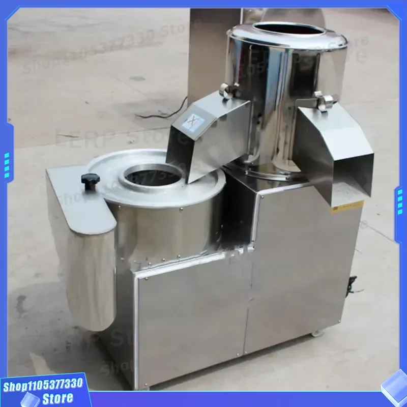 Electric Potato Chip Slicer Machine for Sweet Potato Cassava Papaya Vegetable Peeling and Cleaning Kitchen Tool Automatic