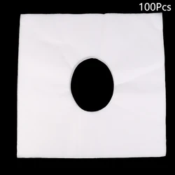 100pcs Spa Salon Disposable Massage Face Rest Cushion Covers Cradle Sheets Headrest Pillow Paper Massage Face Cradle Table Cover