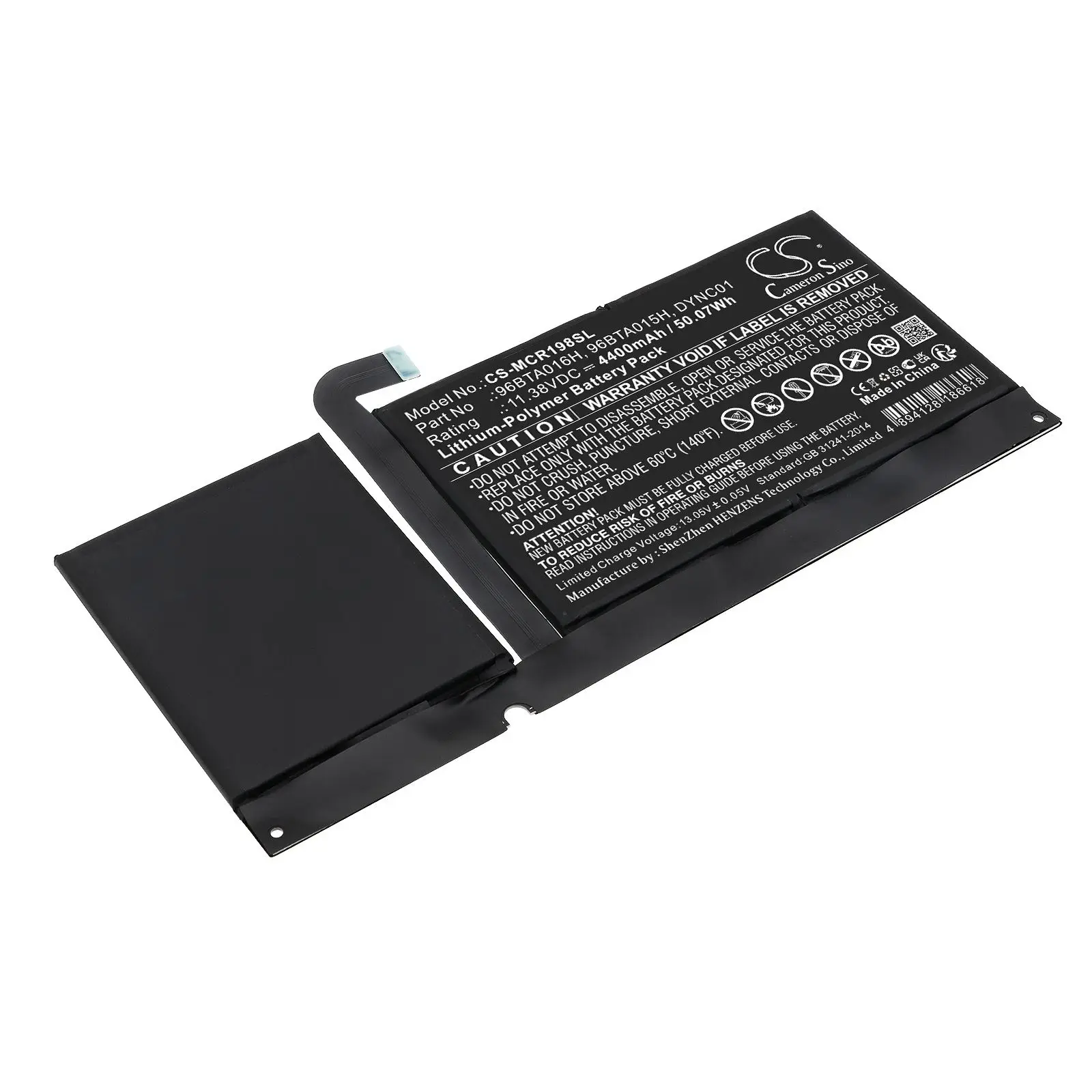 

Microsoft Battery For Surface Pro 8 1982 1983 96BTA016H 96BTA015H DYNC01