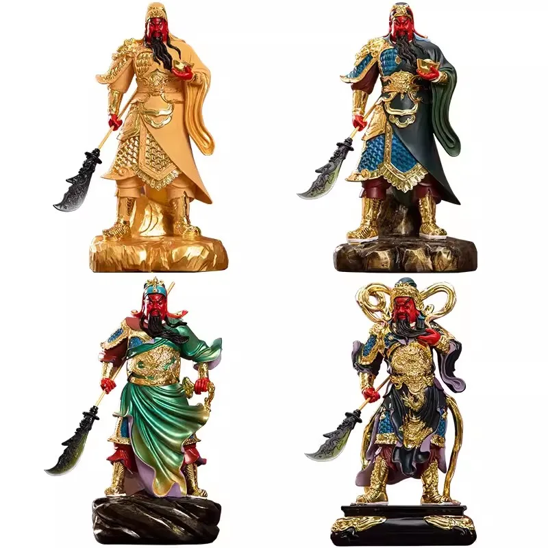 Imagem -05 - Estátua Budista Divindade para Decoração de Casa Deus da Riqueza Guan yu Estátua Ornamento de Buda Dominador Buda