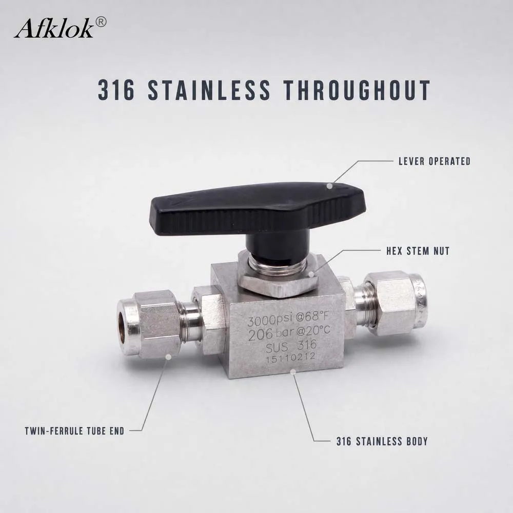 3000psi/200bar Corrosion Resistance ss316 High Pressure Gas Ball Valve for Gas Project Compression
