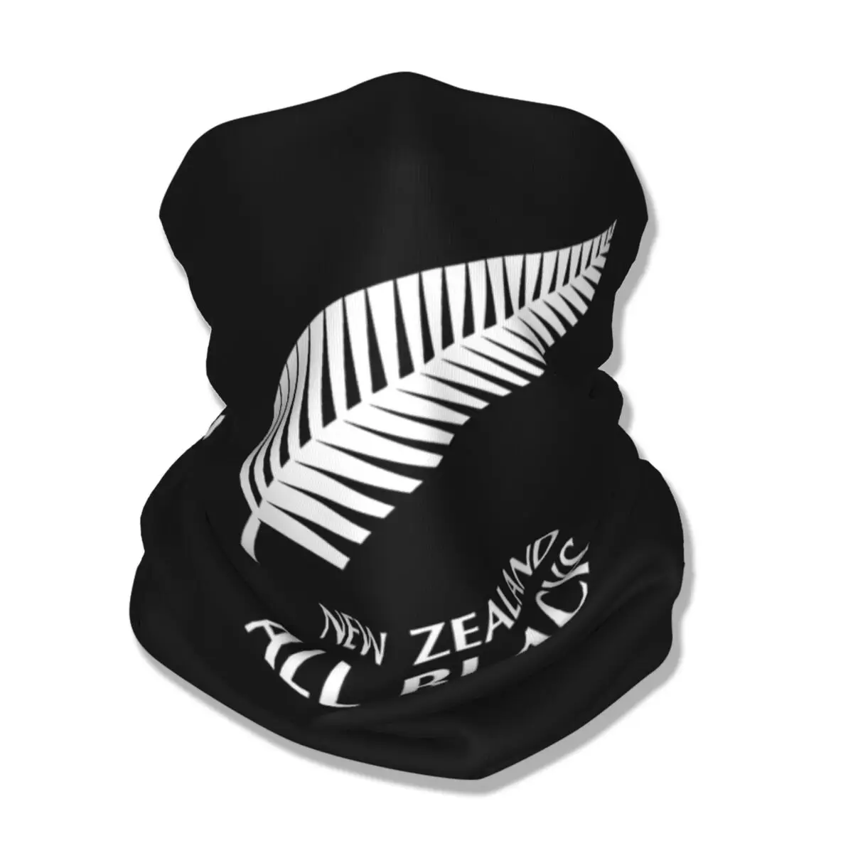 New Zealand All Blacks Bandana Neck Gaiter Balaclavas Face Scarf Multi-use Headwear Running for Men Women Adult Breathable