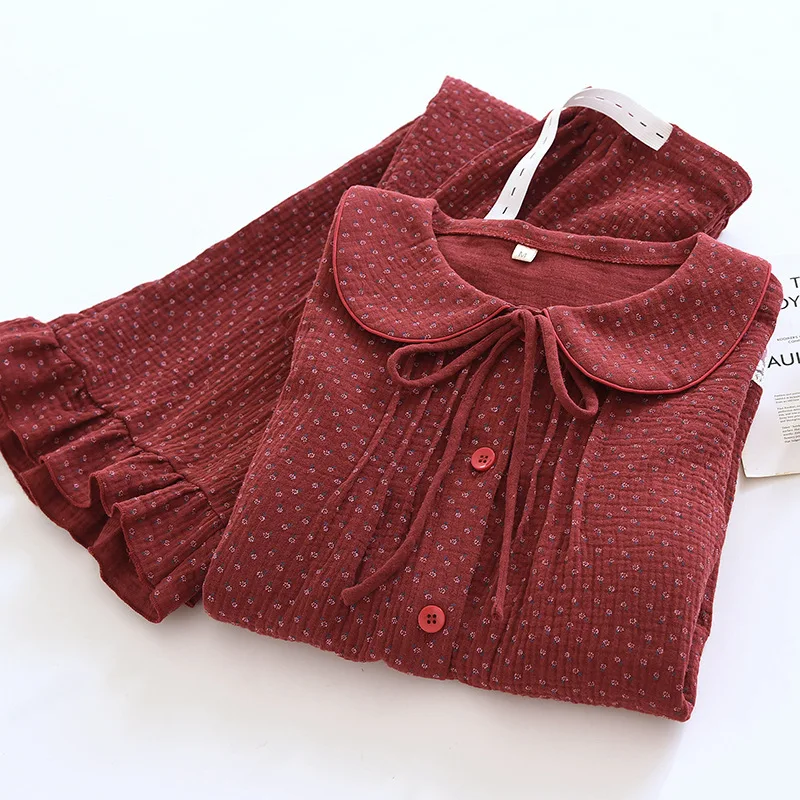 Maternity Clothing Women Autumn Long Sleeve Breastfeeding Pajamas Feeding Nightie Lactation Pajamas Sleep For Pregnancy
