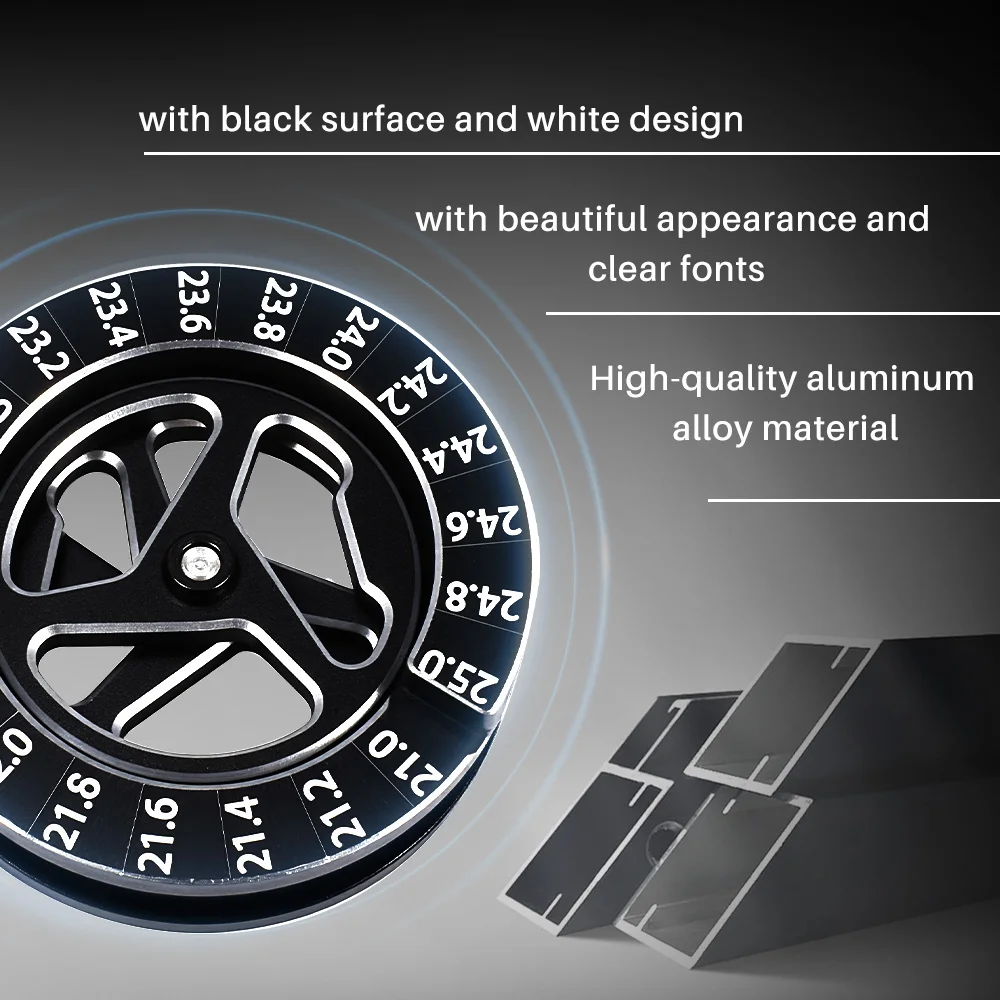 9IMOD RC الهيكل تدلى مقياس قياس دائرة تدلى قياس المدى 21-25 مللي متر ل 1/10 على الطريق بجولة صيانة السيارات ترقية #2