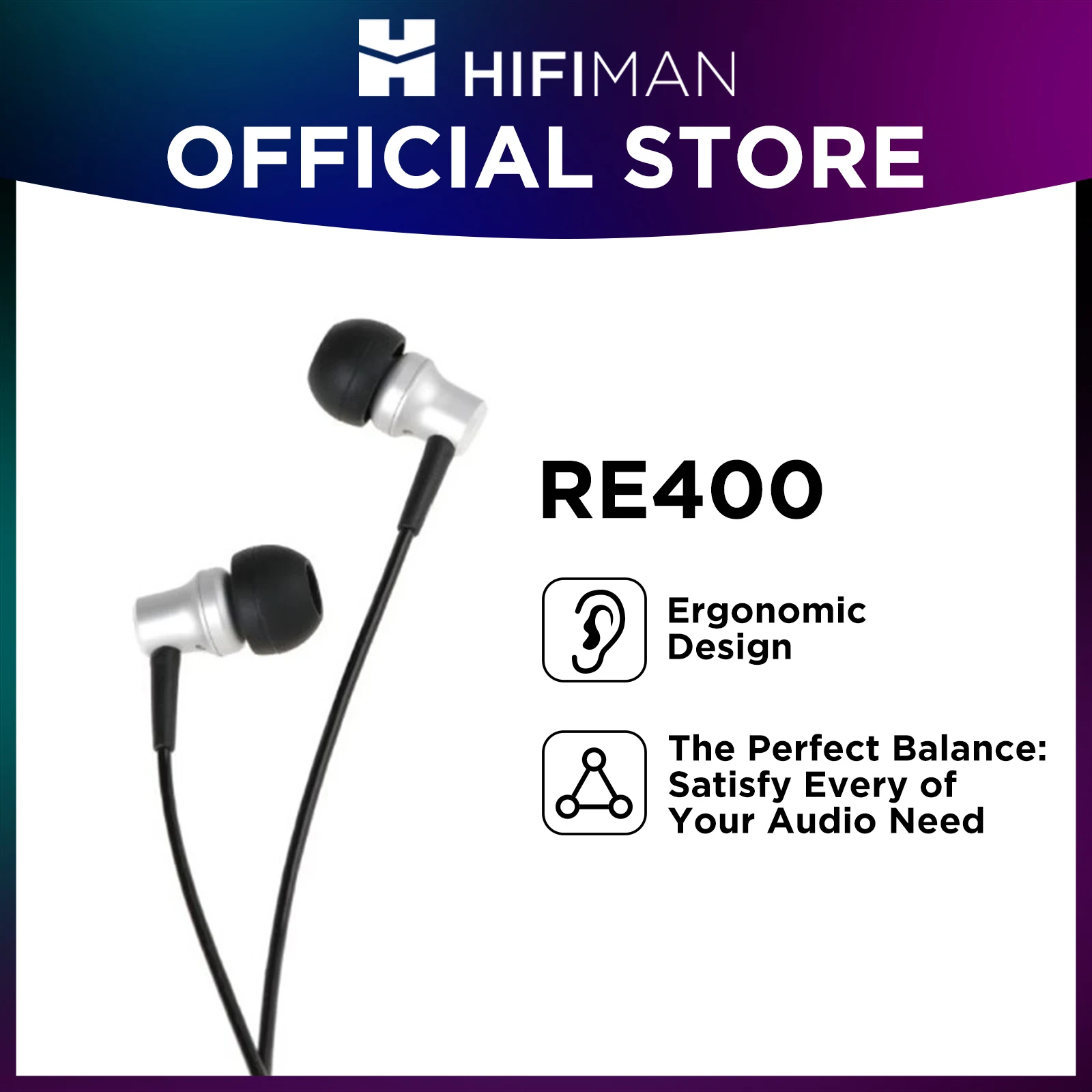 HiFiMan RE-400 In-Ear Earphones