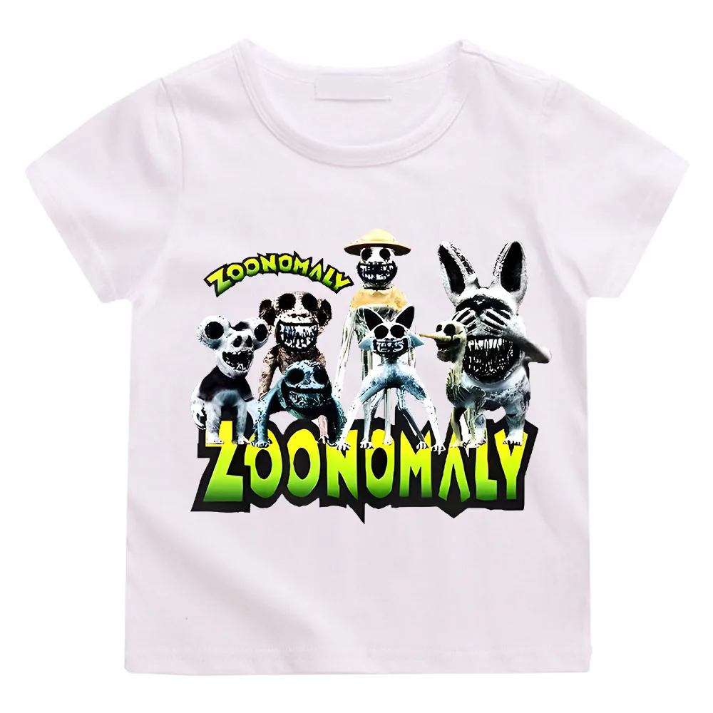 T-Shirt gioco per bambini striomaly Toddler Girls camicie maglietta estiva cotone manica corta abbigliamento Casual per bambini magliette Anime