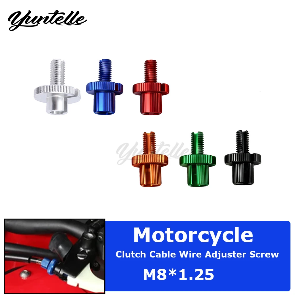 

M8*1.25 Bolt Clutch Cable Wire Adjuster Screw For YAMAHA MT03 MT15 MT25 MT125 FZ25 YZF R3 R25 TDM 850 900 Motorcycle Accessories