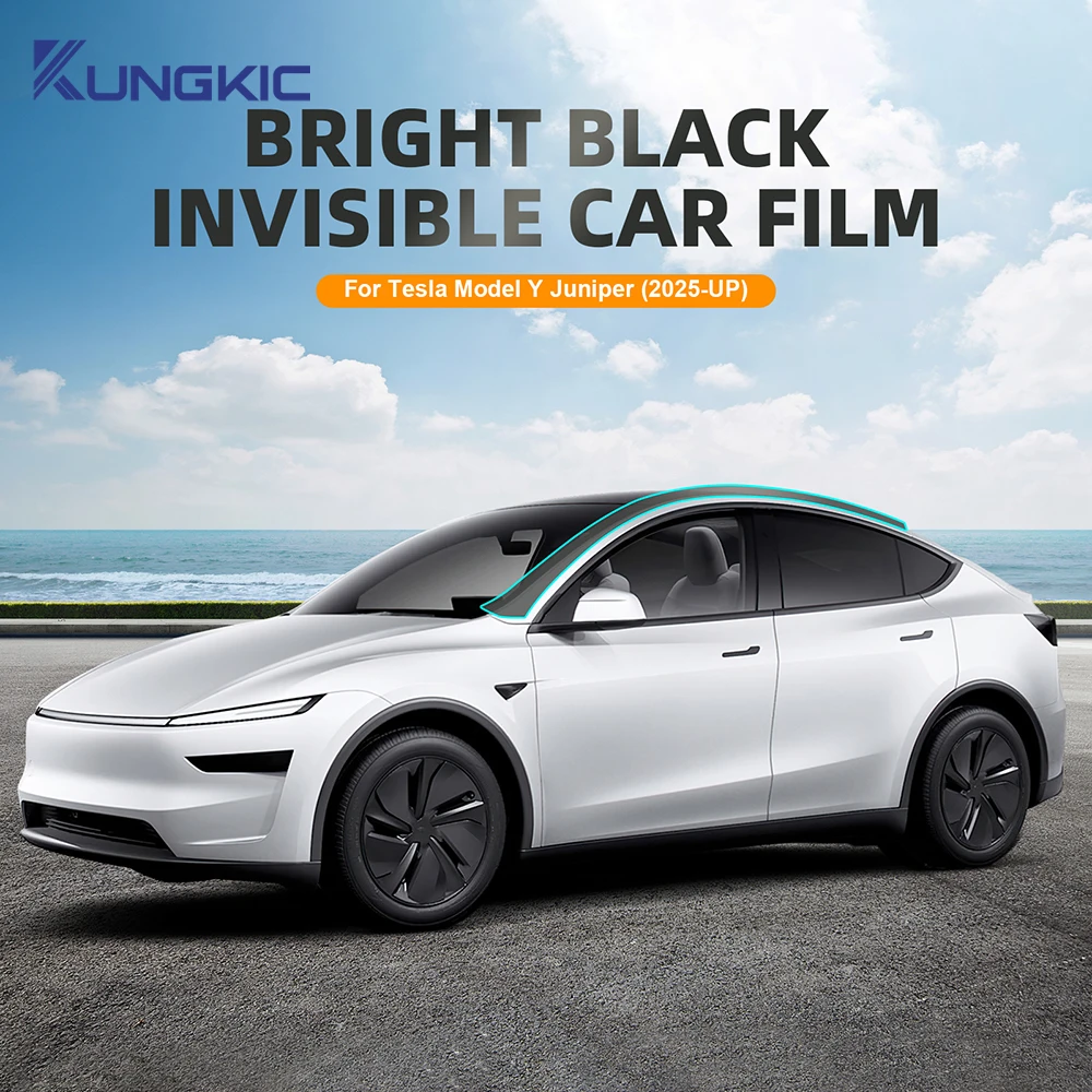 

Customized Suspended Roof Film For Tesla Model Y 2025 Juniper Invisible Car Body Suit Original Vehicle Black TPU Protective Film