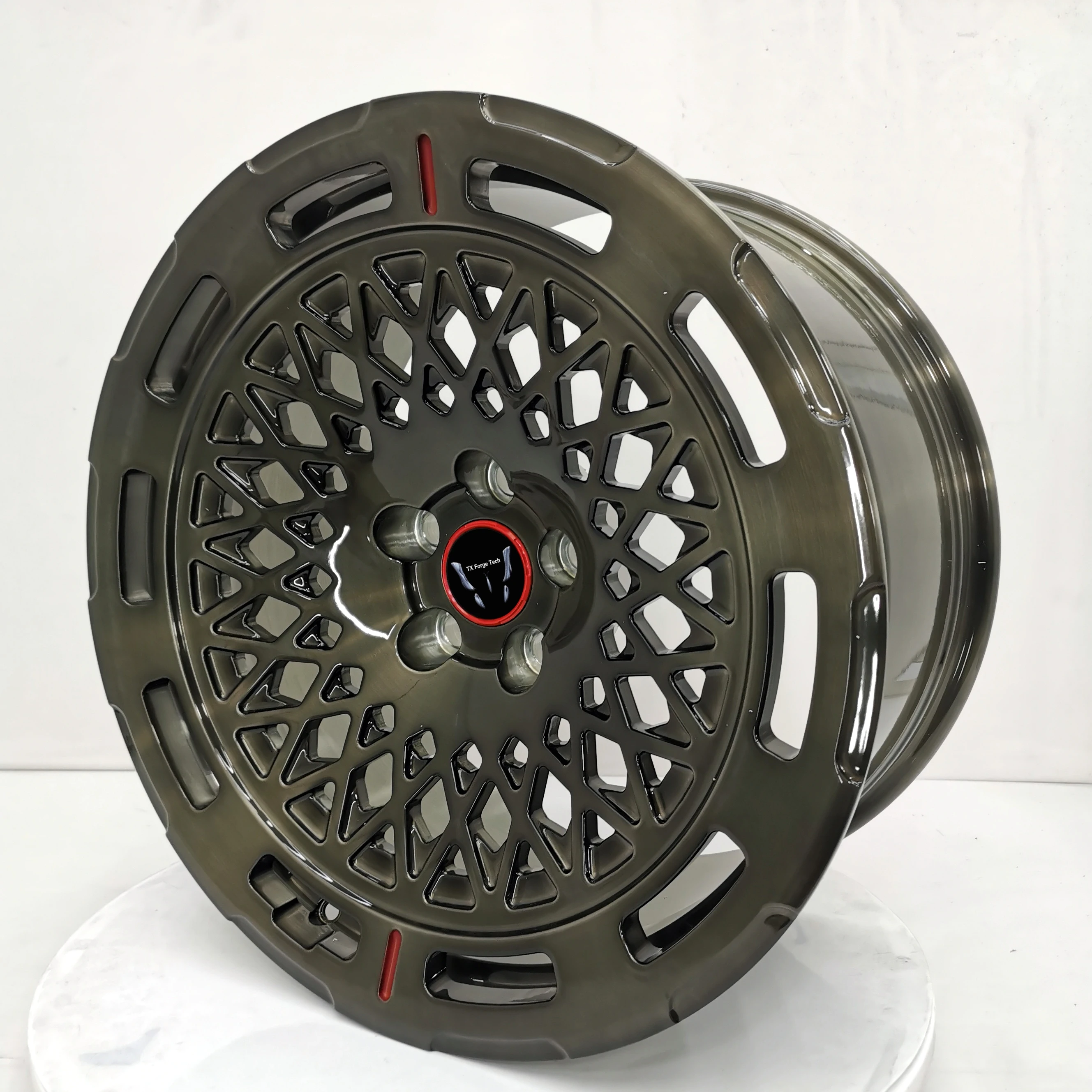 Source Factory Offers D3791 Electronic Wheel 5x120 Magnesium Alloy Wheel Bronze Finish Forged Construction New